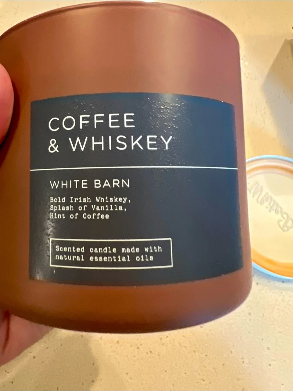 White Barn Coffee & Whiskey Candle - NWT